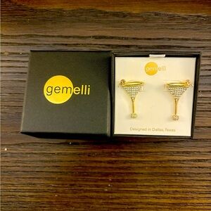 NEW Gemelli Martini Glass Earrings